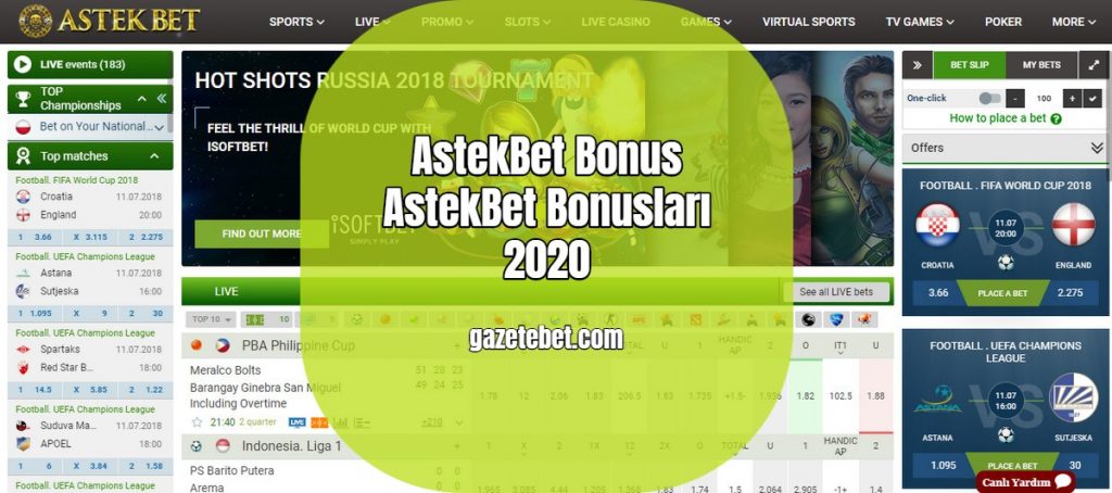 AstekBet Bonus - AstekBet Bonusları 2020